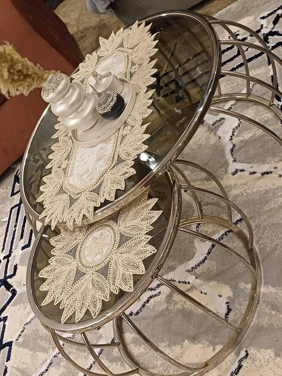 مفرش لوتس ريشة