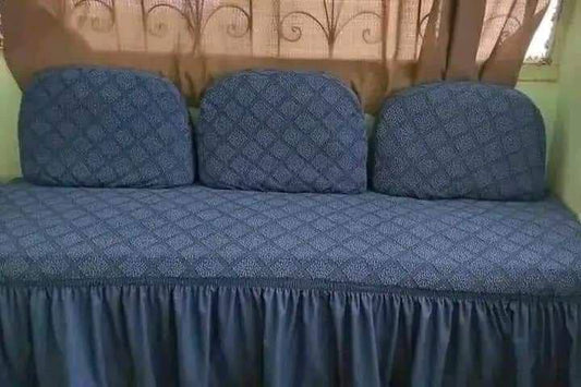 كنبة بلدي : 2 مسند + 1 مدفع كبير