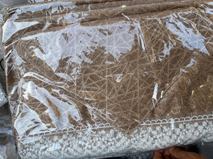 طقم كنب مشرط وسادة (3 كنبات + 6 مناديل)