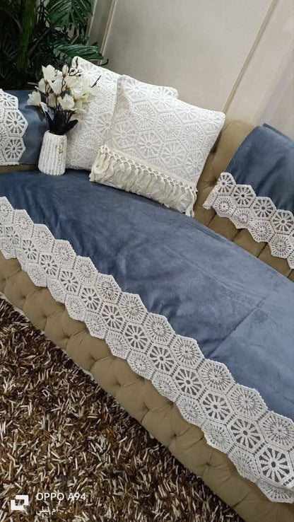 طقم كنب جلد مقلوب عازل للمياه