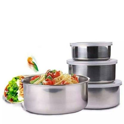 طقم تلاجة إستيل 5*1 غطا شفاف