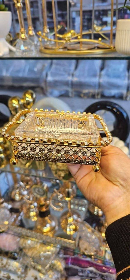 طفاية كريستال مزخرفه