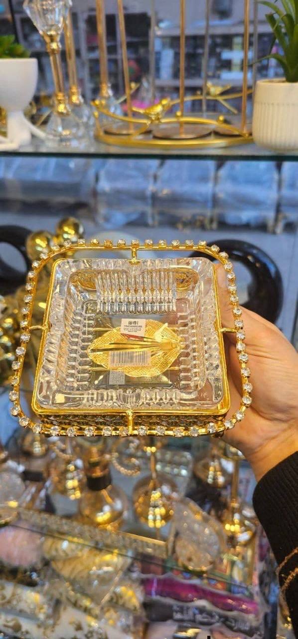 طفاية كريستال مزخرفه